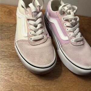 Vans Pink and White Sneakers